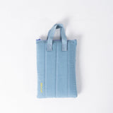 Denim Affair Portrait Laptop Sleeve in Ice Blue