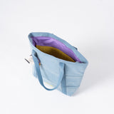 Denim Affair Tote Bag in Ice Blue