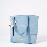 Denim Affair Tote Bag in Ice Blue
