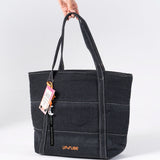 Denim Affair Tote Bag in Black