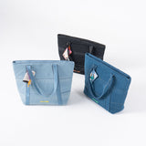 Denim Affair Tote Bag in Ice Blue