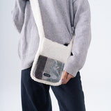 Fur Cross Bag in Brown Haze