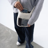 Fur Cross Bag in Brown Haze