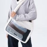 Fur Tote Bag in Brown Haze