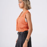 Nina Vest in Saumon