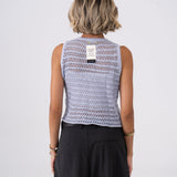 Nina vest in Lavender