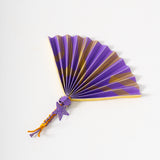 Mini Folding Fan - Purple