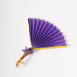 Mini Folding Fan - Purple