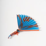 Mini Folding Fan - Blue