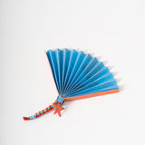 Mini Folding Fan - Blue