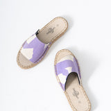 Open Toe Espadrille - Lavender