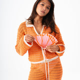 Mini Folding Fan - Rose