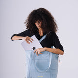 Denim Affair Tote Bag in Ice Blue