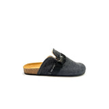 Hop on Sliders - Black Denim