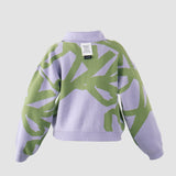 Green Confetti Knit Set