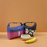Buckle Lunch Bag – White Confetti