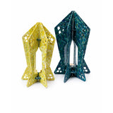 Sculptural Lantern - Yellow