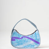 Y2k Shoulder Bag - Purple Confetti