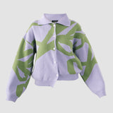 Green Confetti Knit Set