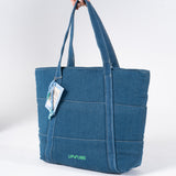 Denim Affair Tote Bag in Blue