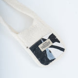 Fur Cross Bag in Beige Monopoly