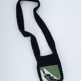 Fur Cross Bag in White Confetti