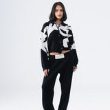 White Confetti Knit Set