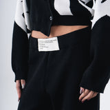 White Confetti Knit Set