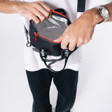 Practical Plastic Lunch bag in White Confetti