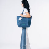 Denim Affair Tote Bag in Blue