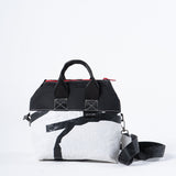 Practical Plastic Lunch bag in White Confetti