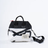 Practical Plastic Lunch bag in White Confetti