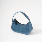 Y2k Shoulder Bag - Blue Denim