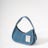 Y2k Shoulder Bag - Blue Denim