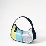 Y2k Shoulder Bag - Blue Blocks