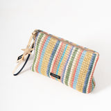 Sol Raffia Clutch - Prism