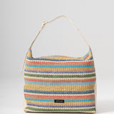 Sol Raffia Hobo Bag - Prism