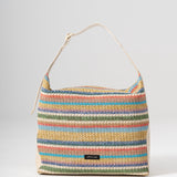 Sol Raffia Hobo Bag - Prism