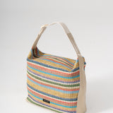 Sol Raffia Hobo Bag - Prism