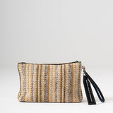 Sol Raffia Clutch - Dune