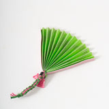 Mini Folding Fan - Green