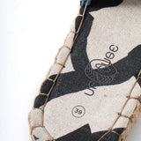 Open Toe Espadrilles - Blue Denim