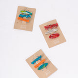 Hair Clips - Mango Slice