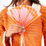 Mini Folding Fan - Rose