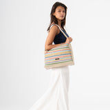 Sol Raffia Hobo Bag - Prism
