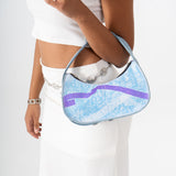 Y2k Shoulder Bag - Purple Confetti