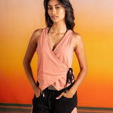 Naya Set in Black/Saumon