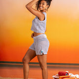 Nina vest in Lavender