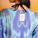 Lucia Wrap in Peacock