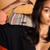Sol Raffia HandBag - Prism